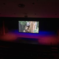 Stage with video projection