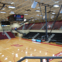 Indoor basketball court