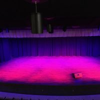 Weakley County Theatre Stage with Lights